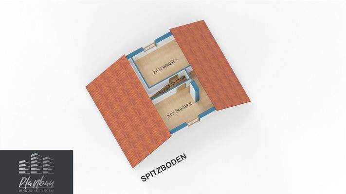 Grundriss Spitzboden