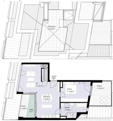 2-Zimmer Penthouse Top 19