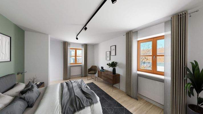 Visualisierung - Schlafzimmer - OG
