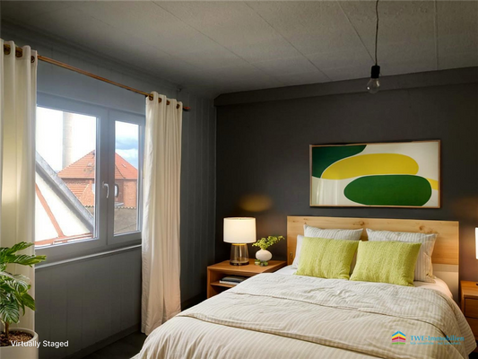 Schlafzimmer - virtually staged