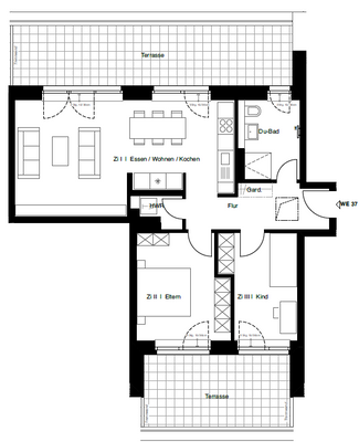 Grundriss WE37