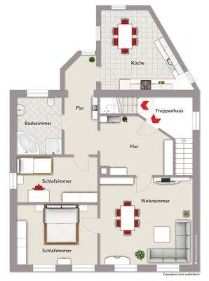 Grundriss Obergeschoss