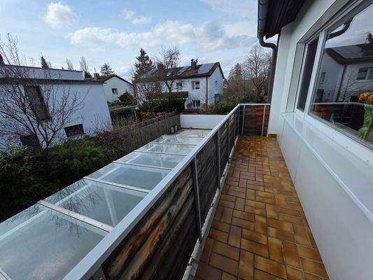 Südbalkon im Obergeschoss