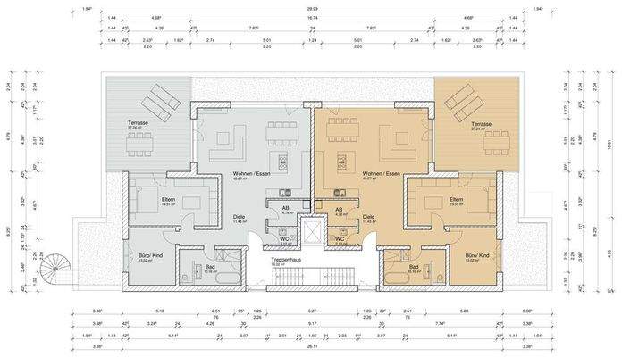 Grundriss Optima_Dachgeschoss_gefärbt