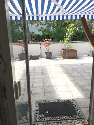 Zugang zur Sonnenterrasse 