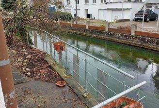 Terrasse mit Blick auf die Schmiech