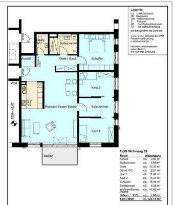 Wohnung Nr. 09 - 1. OG