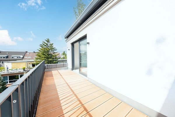 Sonnenbalkon mit Südausrichtung