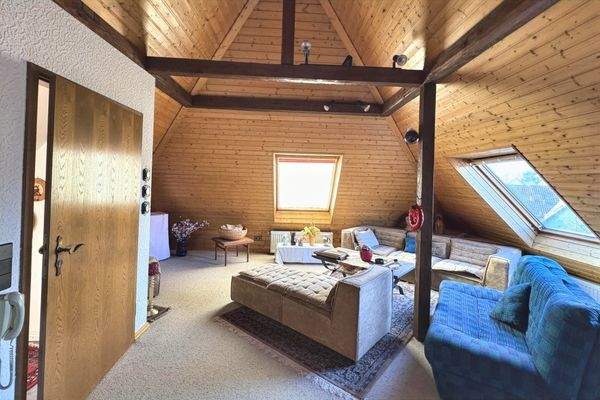 offener Raum mit hoher Decke DG