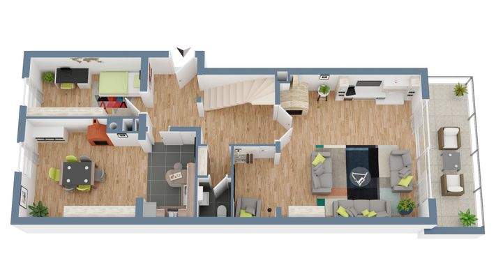 3D Erdgeschoss, unverbindlich