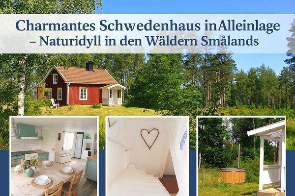 Charmantes Schwedenhaus im Wald