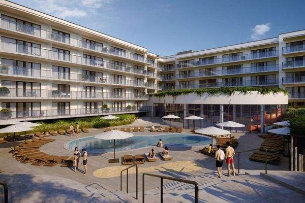 Außenpool Landschaft