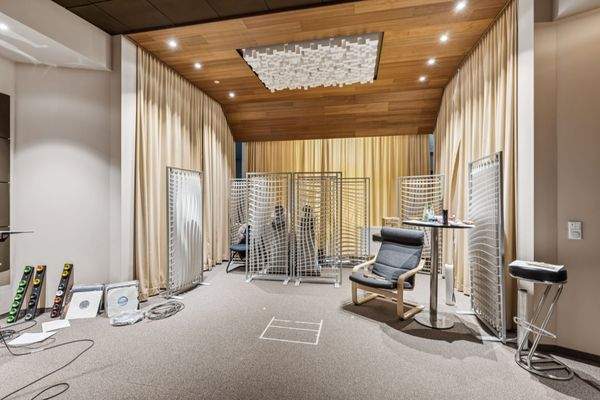 als Akustikraum genutzte Fläche