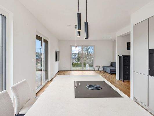 Blick zum Wohnbereich - Werz Immobilien