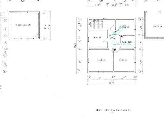 Grundriss Kellergeschoss