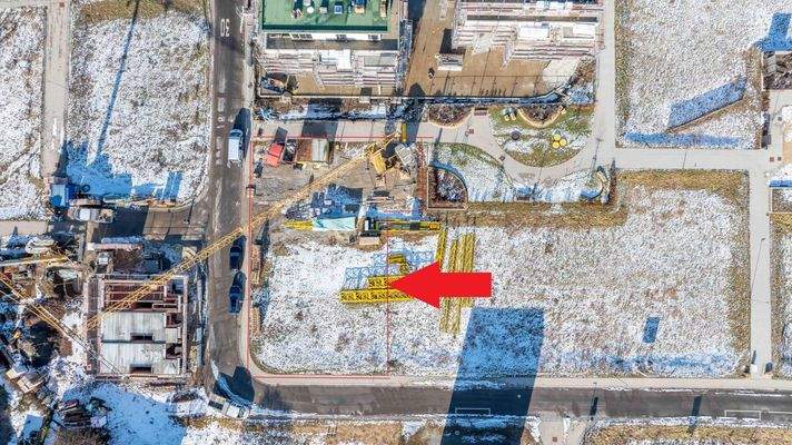 Vogelperspektive Bauplatz