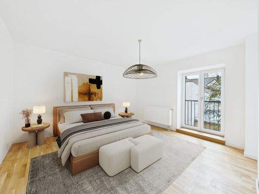 Einrichtungsbeispiel - Schlafzimmer