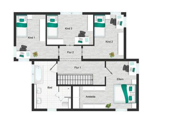 Grundriss Obergeschoss