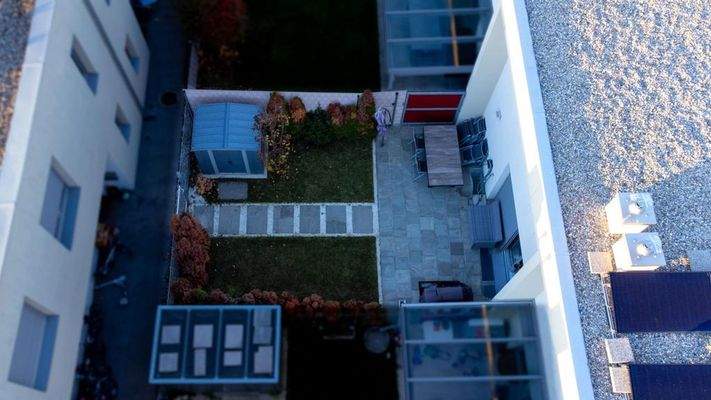 Vogelperspektive Haus