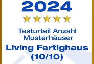 Siegel-Sehr gut -Living Fertighaus