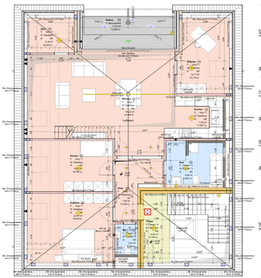 Grundriss ohne Spitzboden