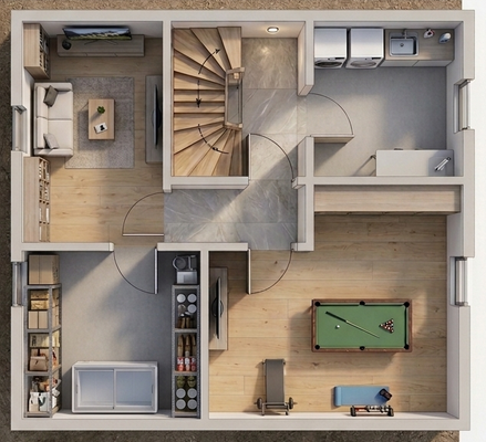 Grundriss Untergeschoss