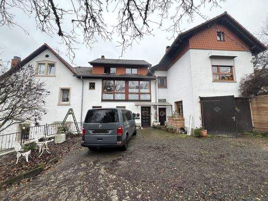 Seitenansicht beider Häuser