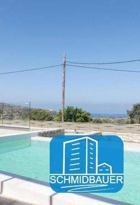 Kreta, Pitsidia: Villa mit Blick auf den Strand von Komos zu verkaufen