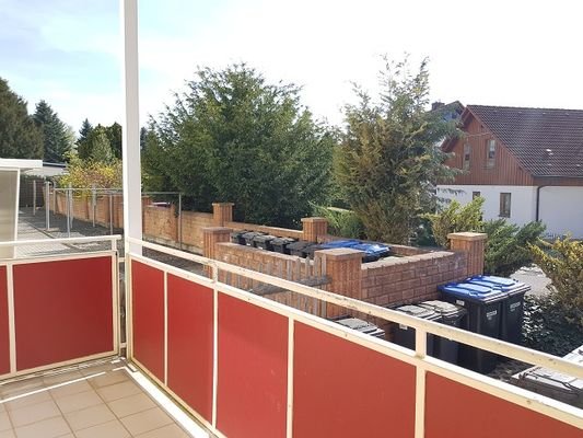 Blick vom Balkon