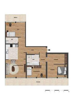 Präsentationsgrundriss