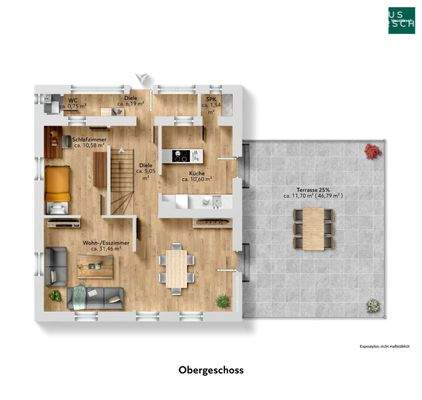 Grundriss Obergeschoss