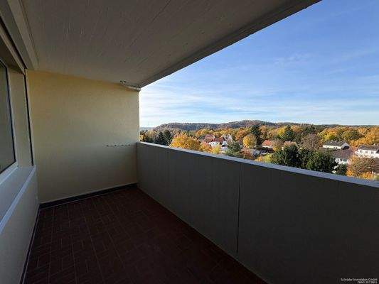 Ausblick Balkon