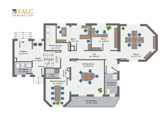 Grundriss - Hochpaterre