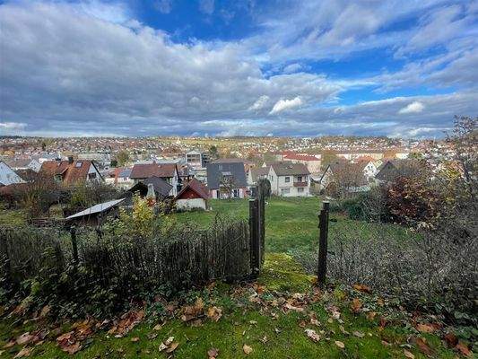 weiter Blick vom Garten