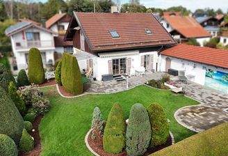 Blick zum Haus