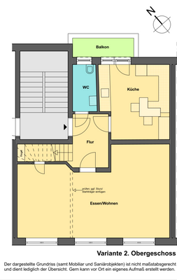 2.OG, alternativ: vergrößerter Wohn-/Essbereich