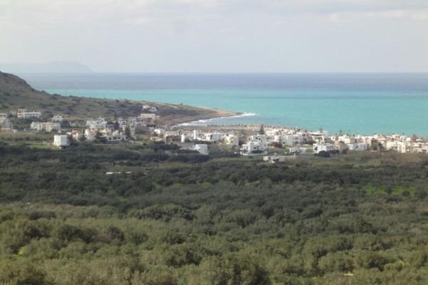 Grundstück direkt am Meer, 591 m², in Milatos Beach, Kreta