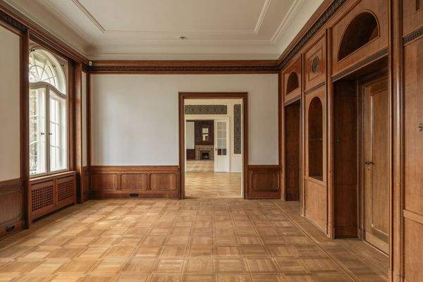 Line of sight to the dining room