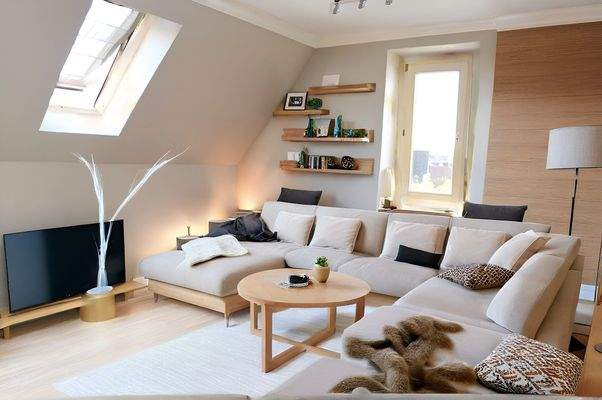 Wohnbereich beim Winterg. KI Bsp.