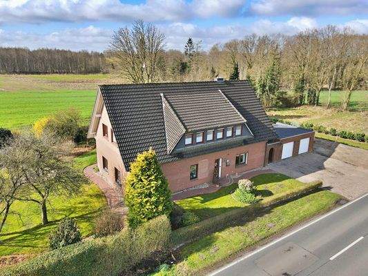 Luftaufnahme Straßenseite