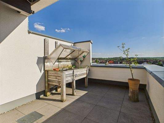 kleine Dachterrasse 