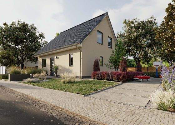 Einfamilienhaus-Flair-110-Strasse-Creme