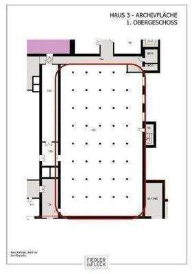 Grundriss Archivfläche