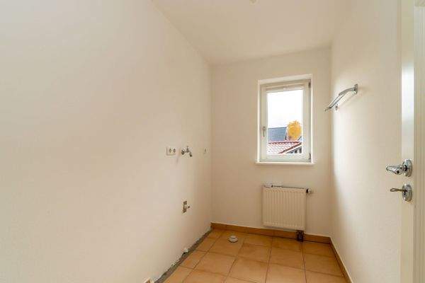 Abstellraum mit Anschlüssen