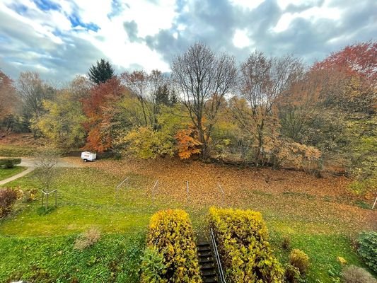 Ausblick vom Balkon