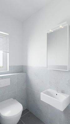 Visualisierung 1. DG Gäste-WC