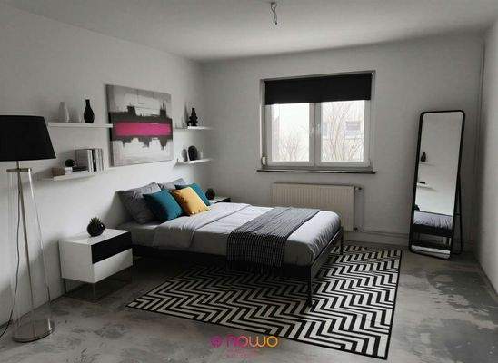 Zimmer - (Möblierungsvorschlag KI generiert)