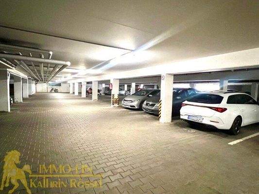 Blick in die Tiefgarage