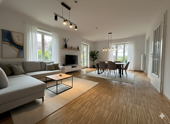 Designbeispiel Wohn/Essbereich