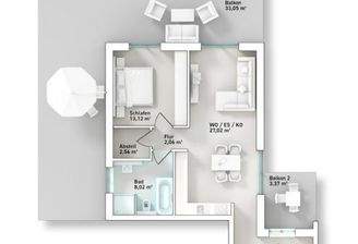 Grundriss Wohnug Nr 8 